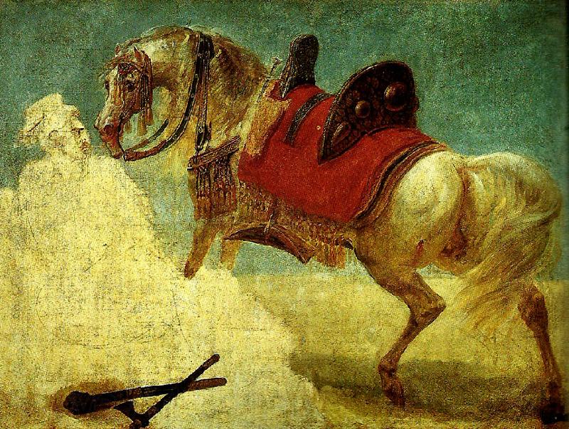Baron Antoine-Jean Gros cheval arabe France oil painting art
